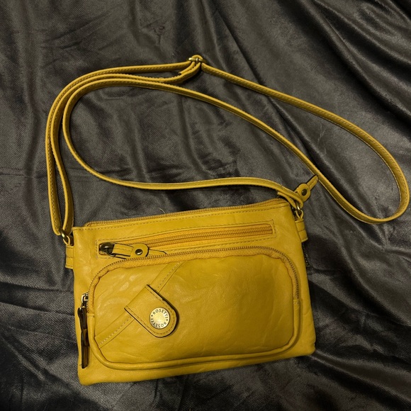 Mustard yellow small women’s purse - Picture 1 of 5
